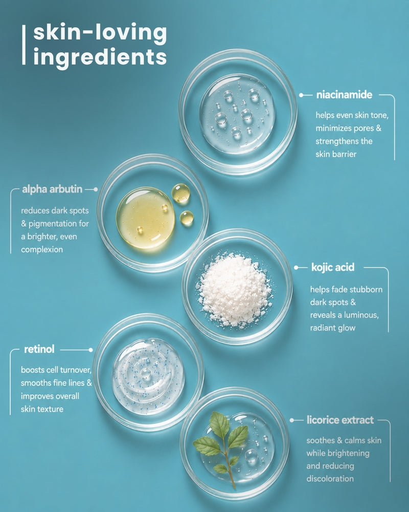Brightening Day & Night Cream with Kojic Acid + Alpha Arbutin