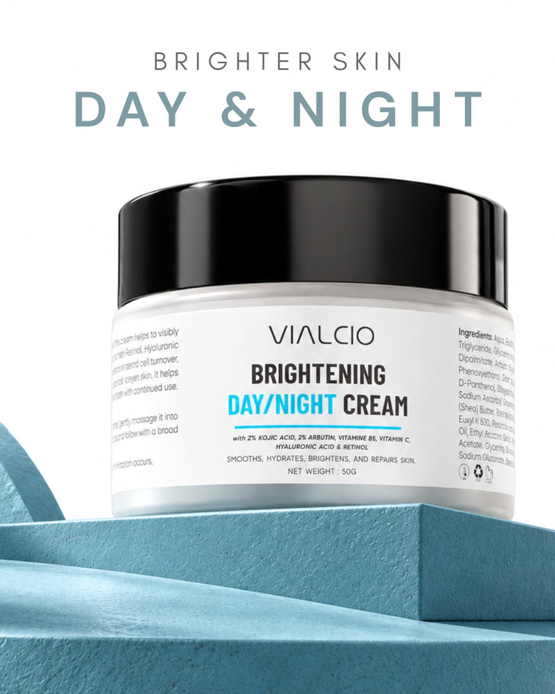 Brightening Day & Night Cream with Kojic Acid + Alpha Arbutin